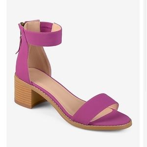 Journey Collection Percy Heeled Sandal in Plum SIZE US 9 womens *BRAND NEW*